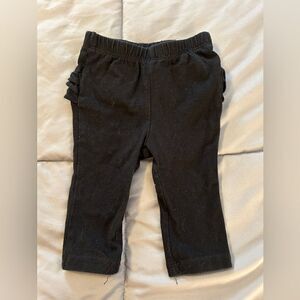 3-6m black old navy ruffle butt pants